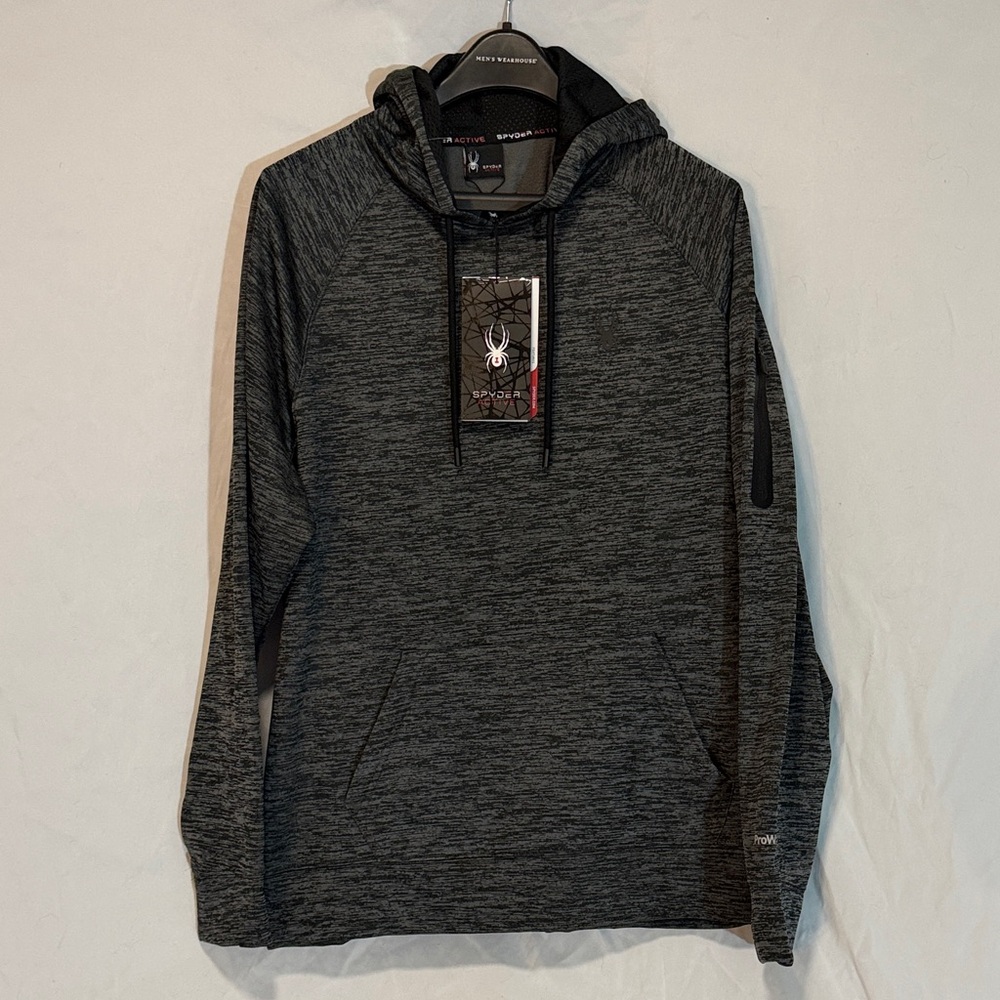 Spyder Charcoal Hooded Pullover